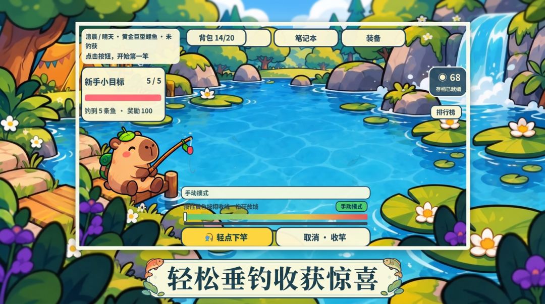 卡卡钓鱼模拟器游戏截图