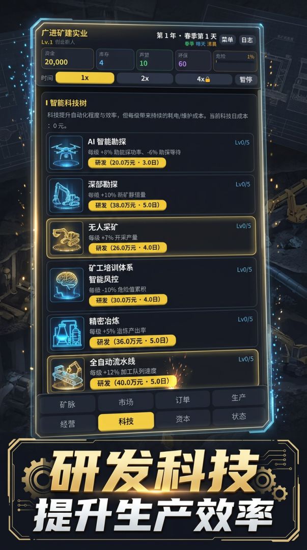 矿业集团模拟器游戏截图