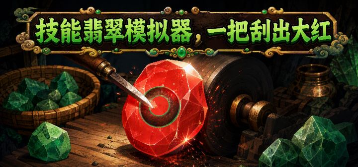 技能翡翠模拟器,一把刮出大红 封面