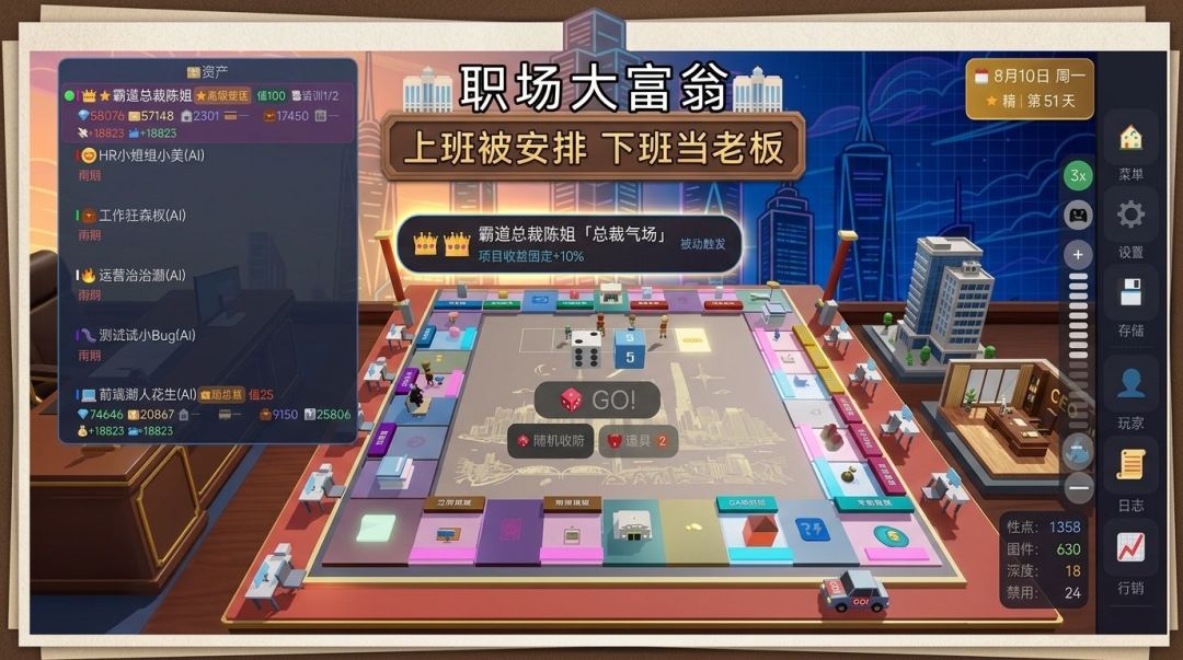 职场大富翁游戏截图