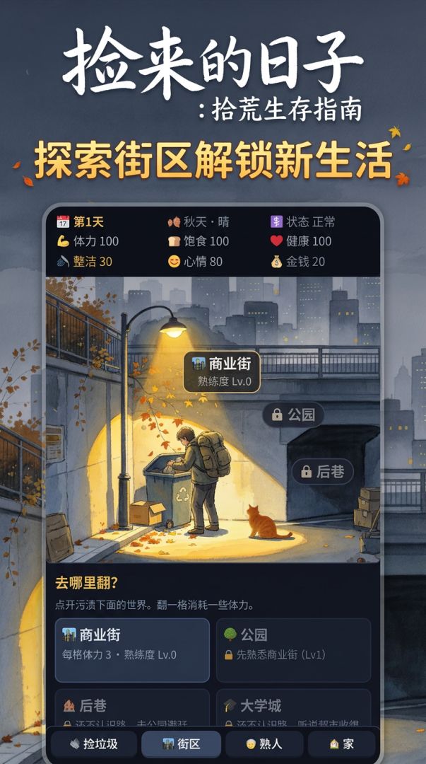 捡来的日子：拾荒生存指南游戏截图