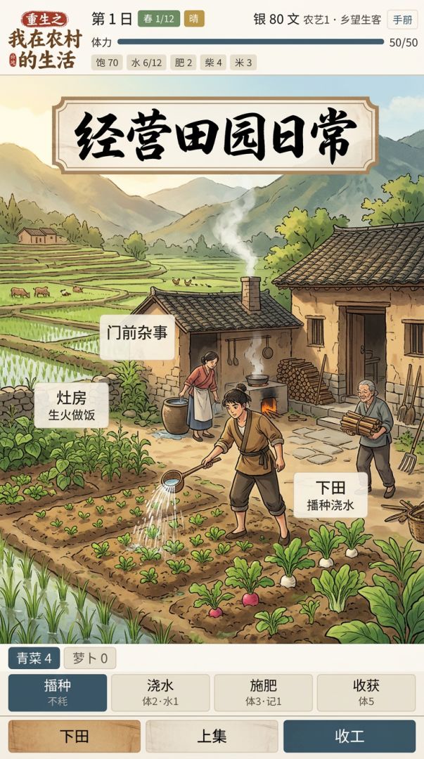 重生之我在农村的生活游戏截图