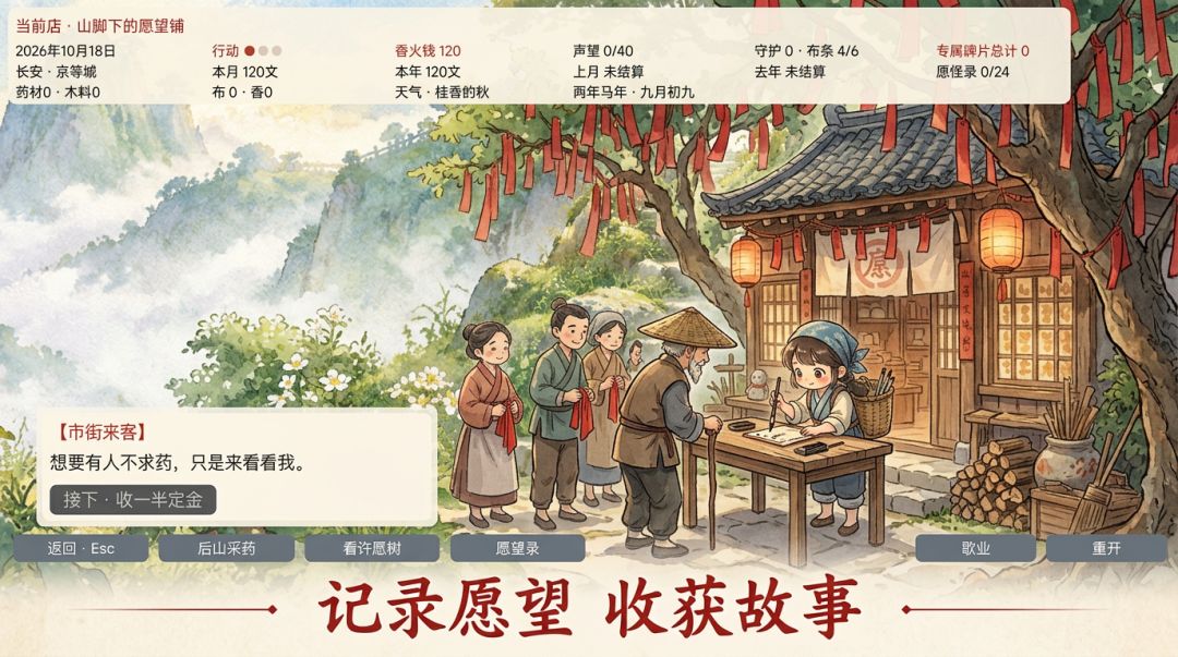 不打烊愿望铺游戏截图