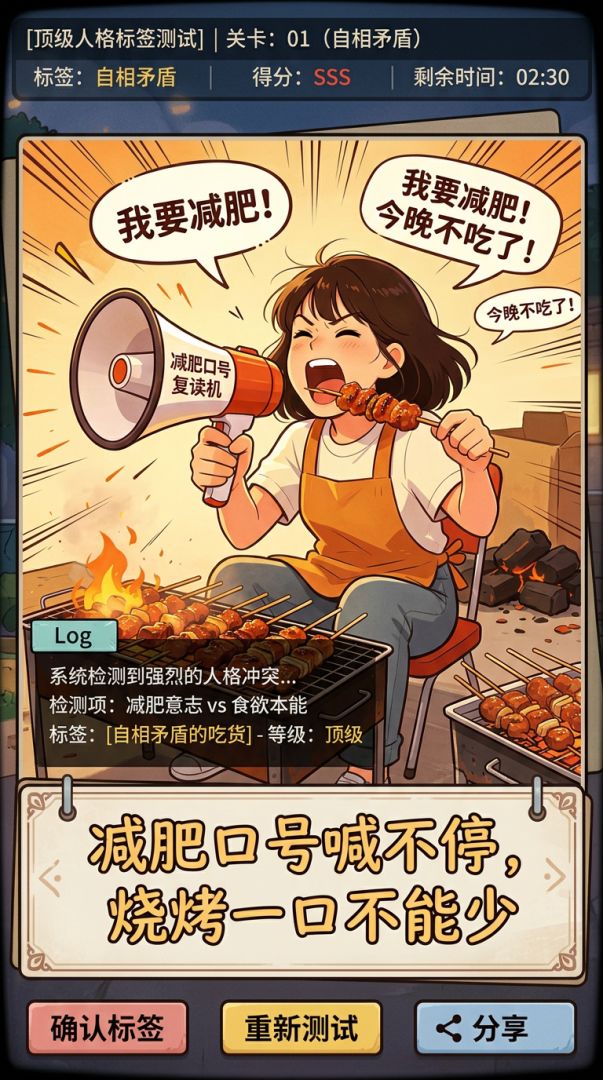 顶级人格标签测试游戏截图