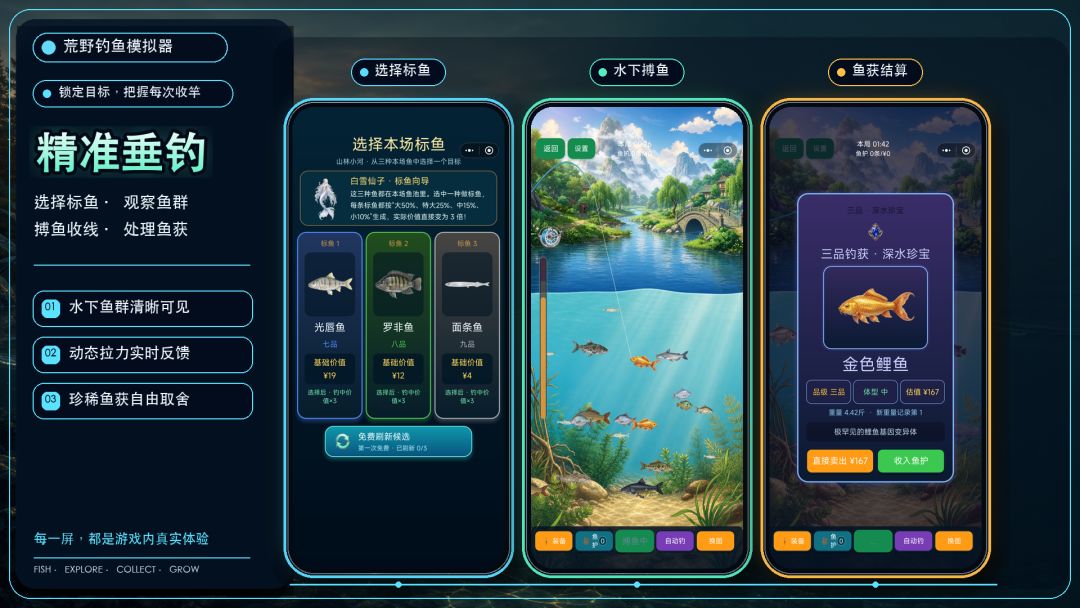 荒野钓鱼模拟器游戏截图