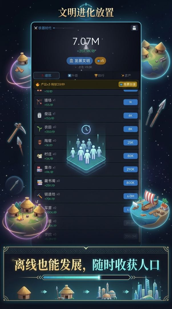 文明进化放置游戏截图