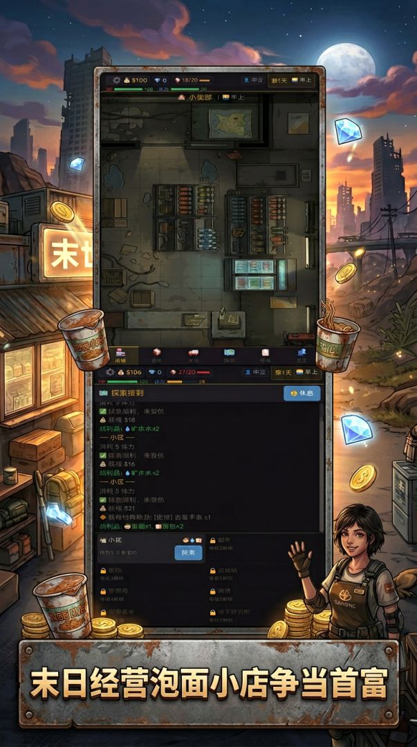 末世卖泡面成为首富游戏截图