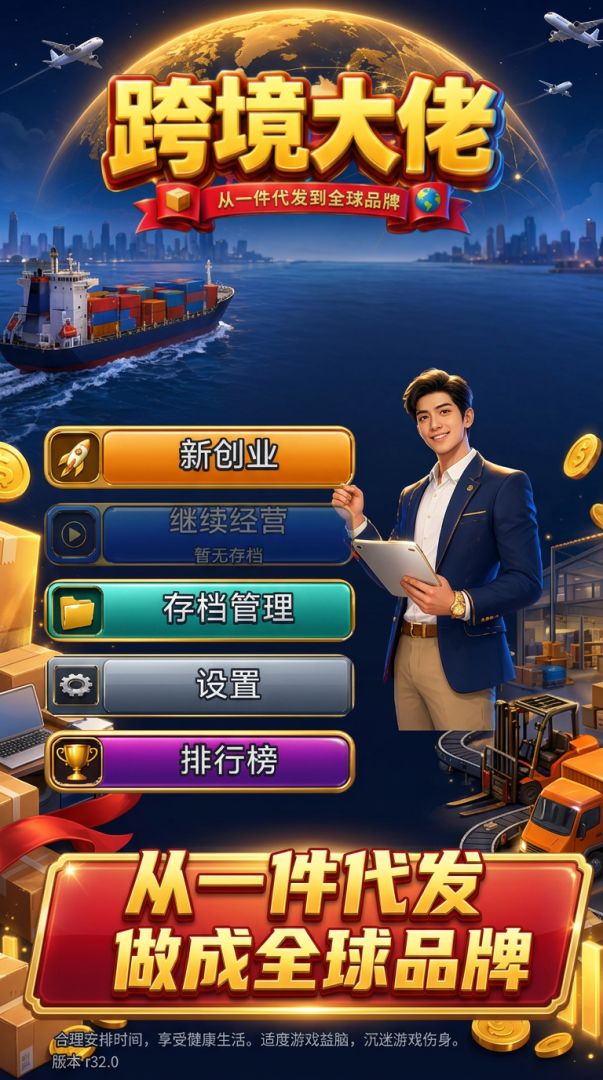 跨境大佬:从一件代发到全球品牌游戏截图