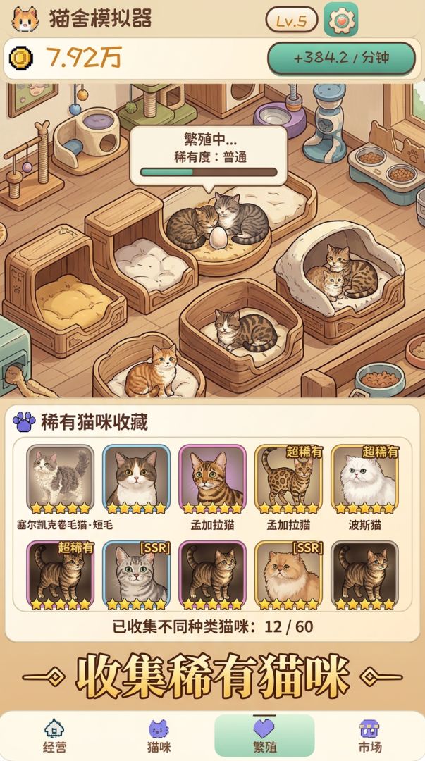 猫舍模拟器游戏截图