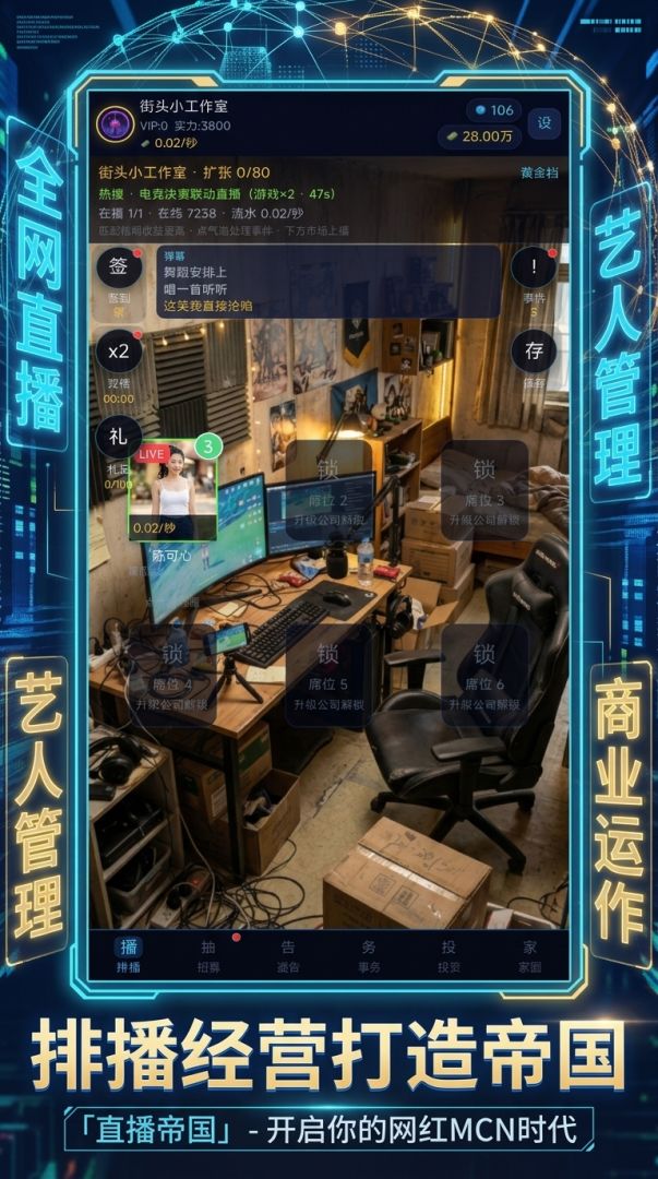 直播帝国游戏截图