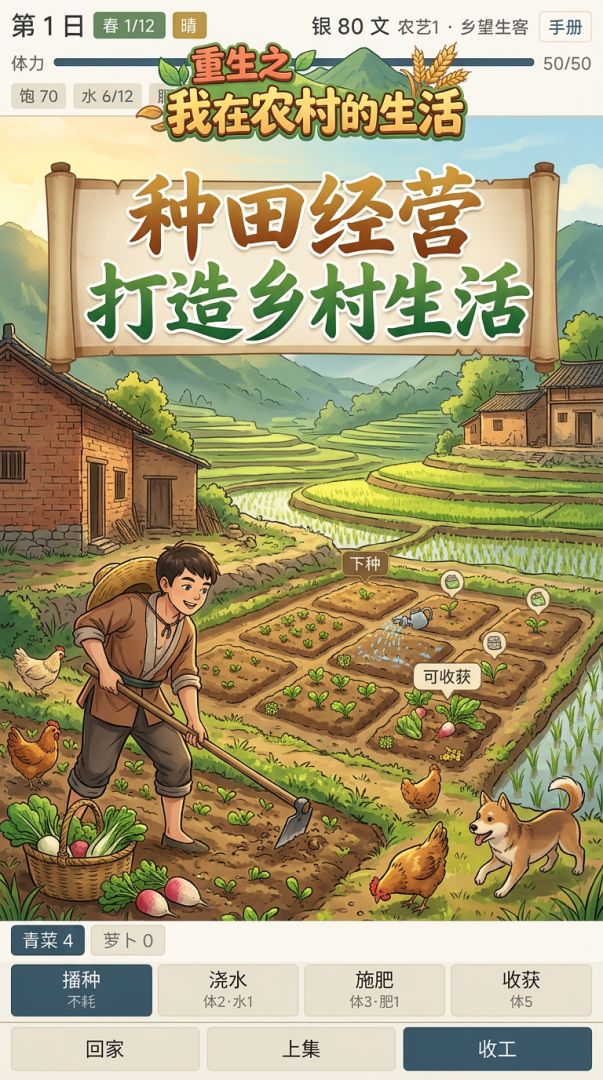 重生之我在农村的生活游戏截图