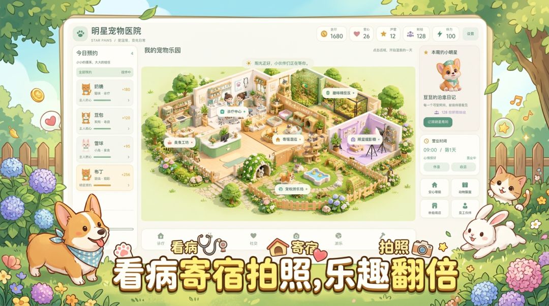 明星宠物医院游戏截图