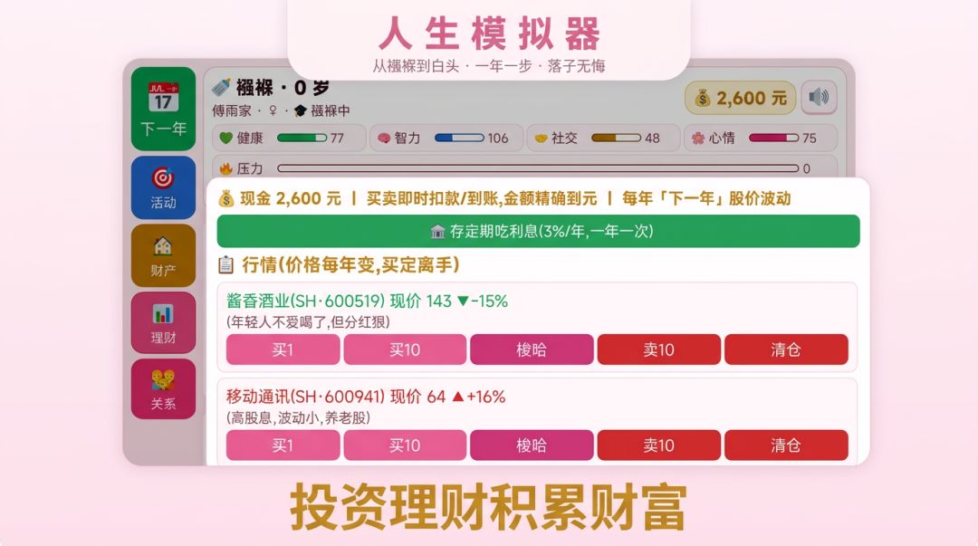人生模拟器-我的人生我做主游戏截图
