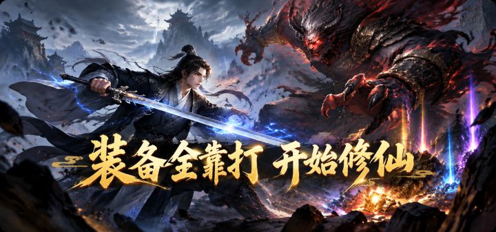 装备全靠打 开始修仙 封面