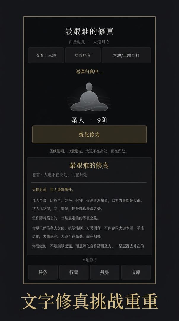 最艰难的修真游戏截图