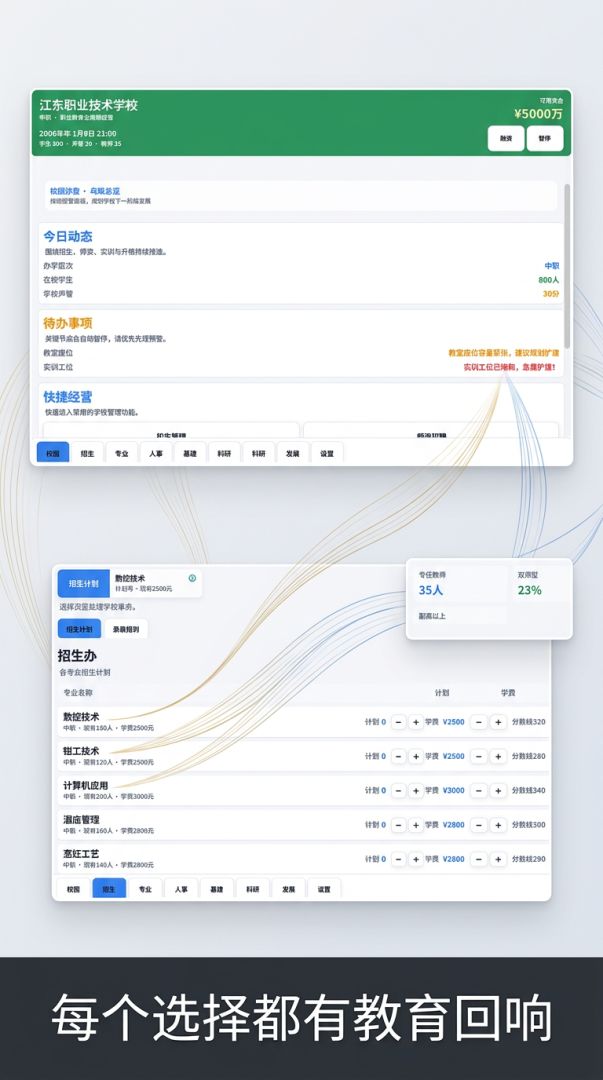 牛顿教育经营模拟器游戏截图
