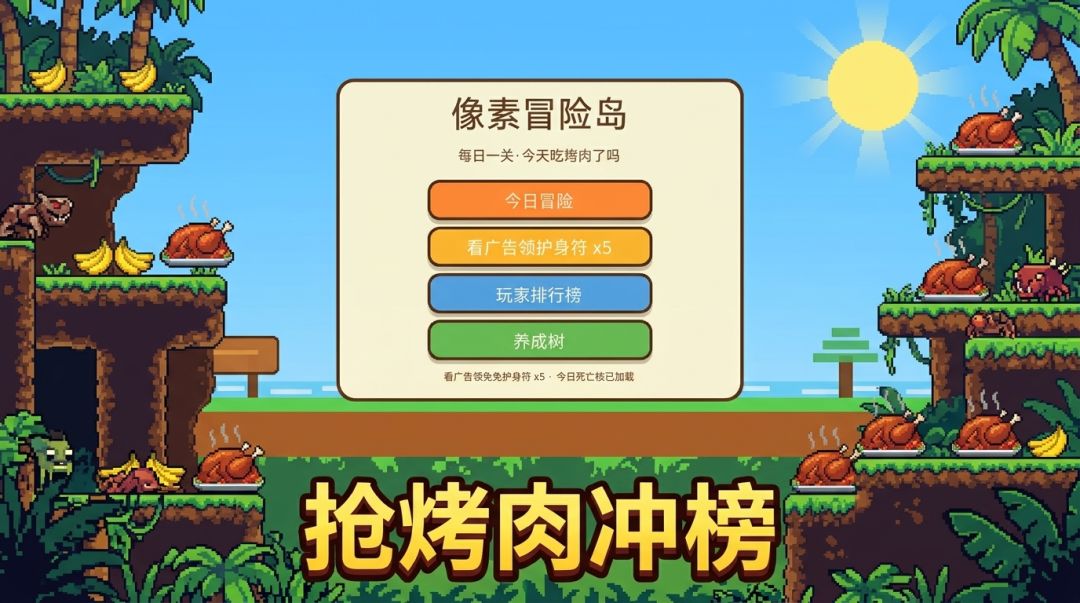 跳跃:像素冒险岛游戏截图