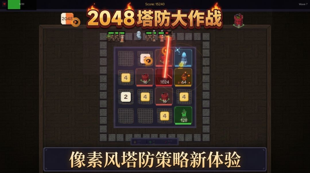 2048塔防大作战游戏截图
