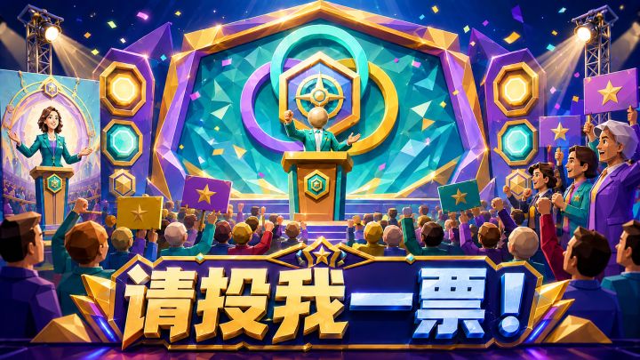 请投我一票！ 封面