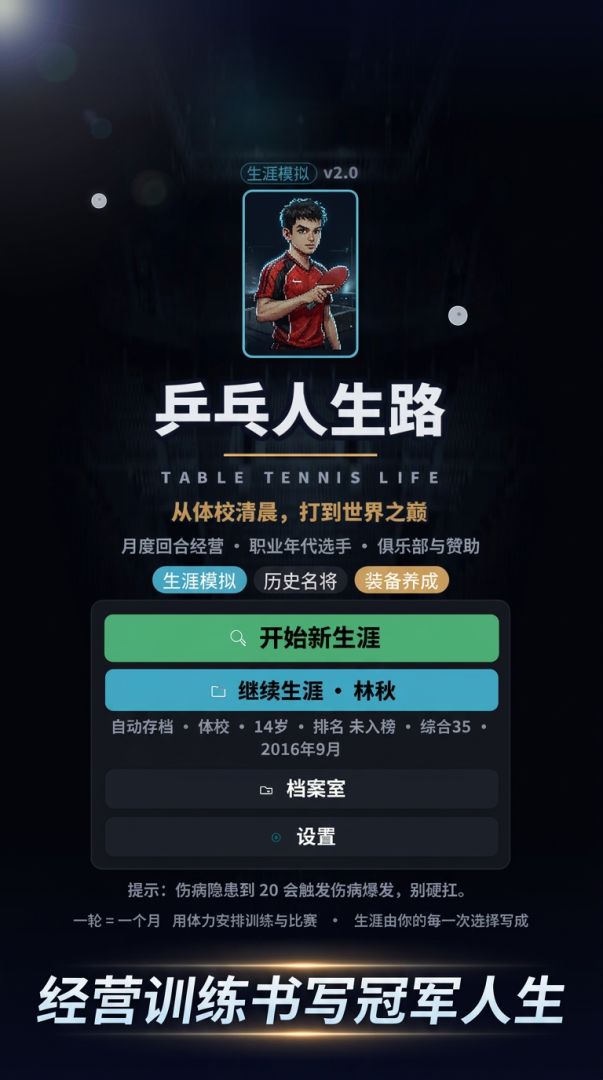 乒乓人生路游戏截图