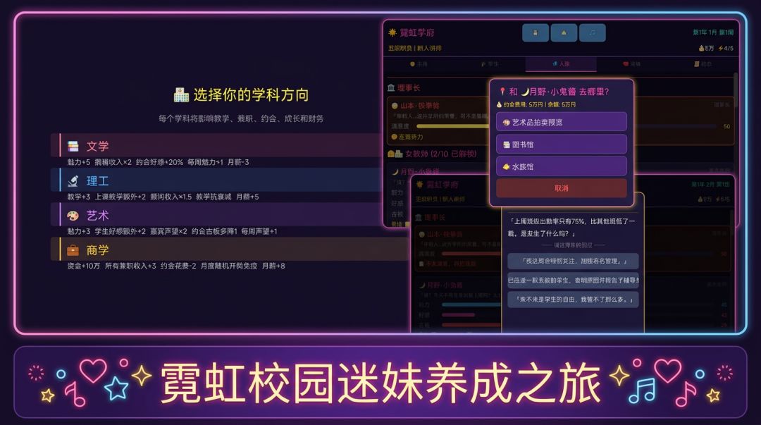 恋爱学院游戏截图