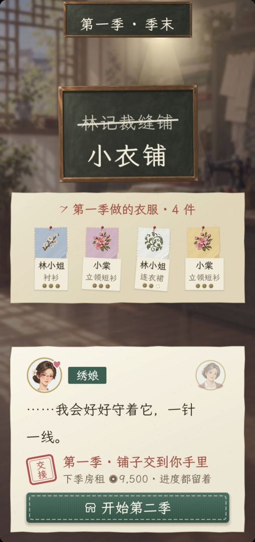 小衣铺开张啦游戏截图