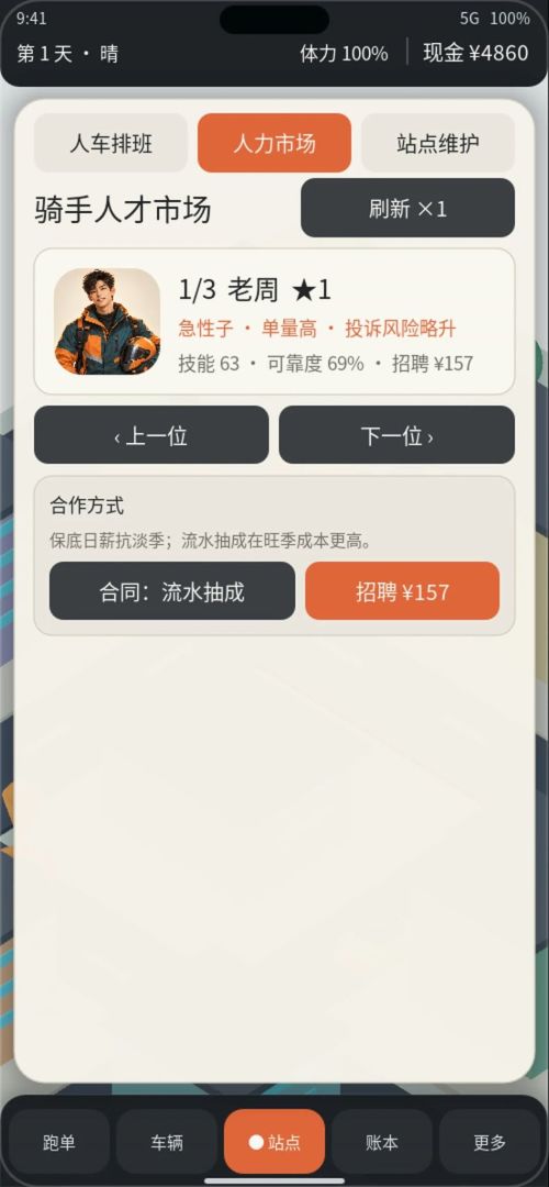 从步行送外卖到当站长游戏截图