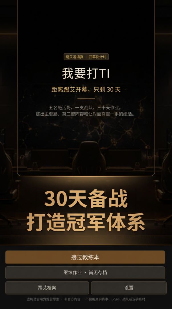 我要打TI游戏截图
