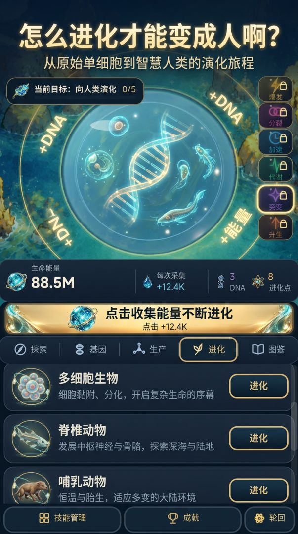怎么进化才能变成人啊游戏截图