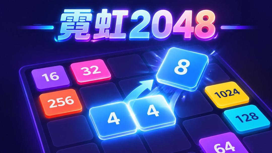 霓虹2048游戏截图