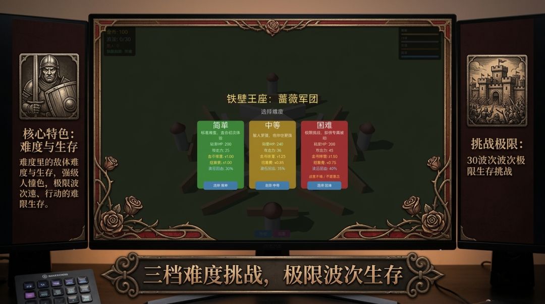 铁壁王座：蔷薇军团游戏截图