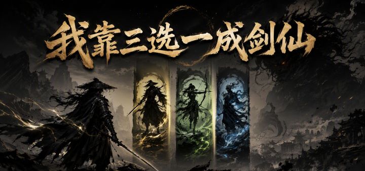 我靠三选一成剑仙 封面