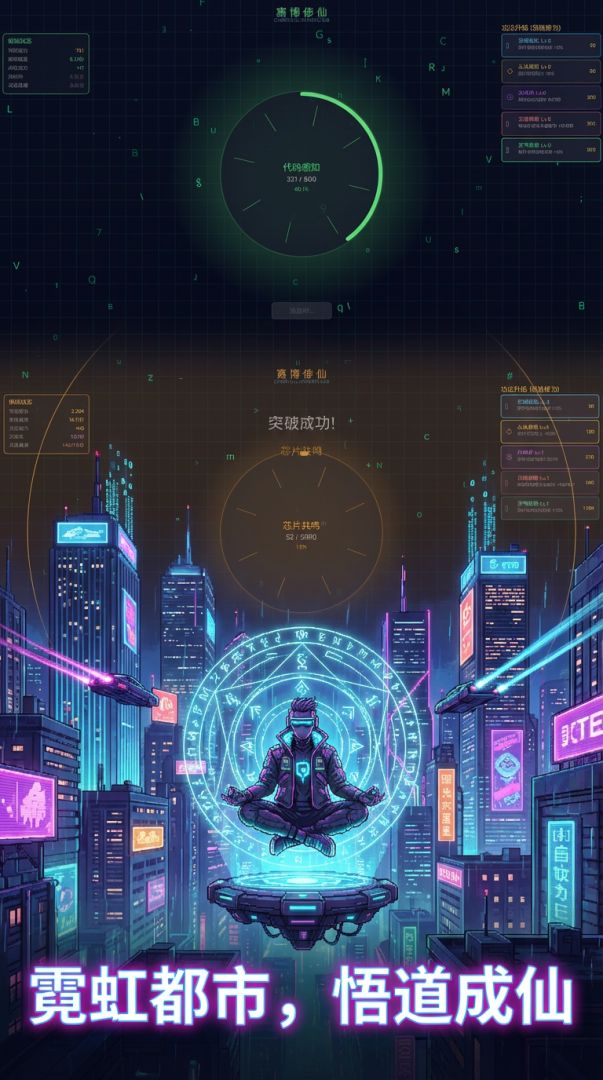 赛博修仙：霓虹觉醒游戏截图