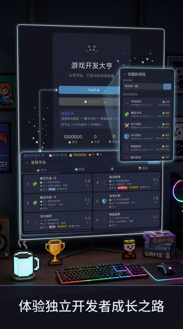 游戏开发大亨游戏截图