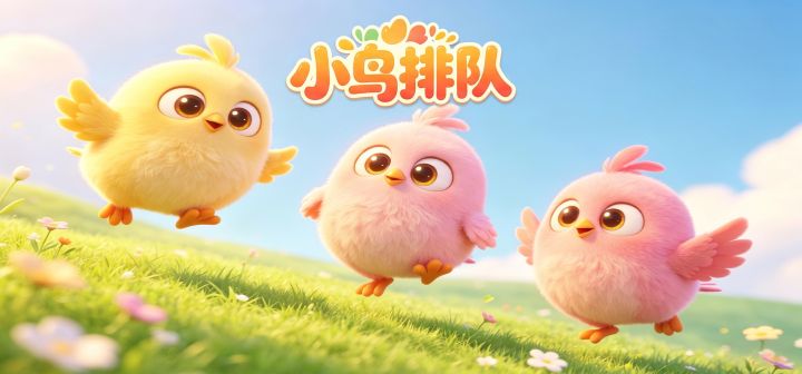 小鸟排队 封面