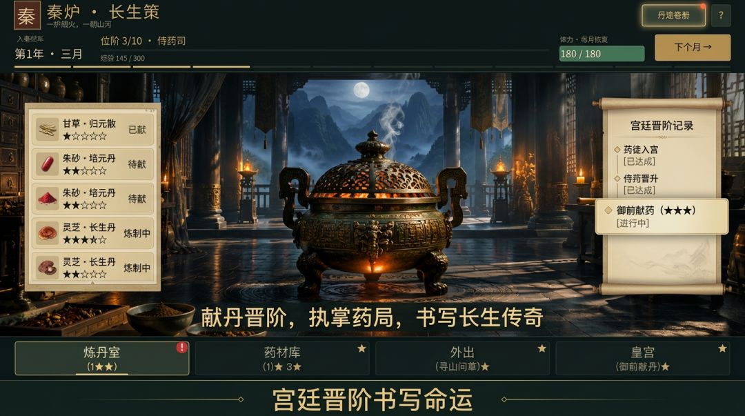 秦皇长生录游戏截图