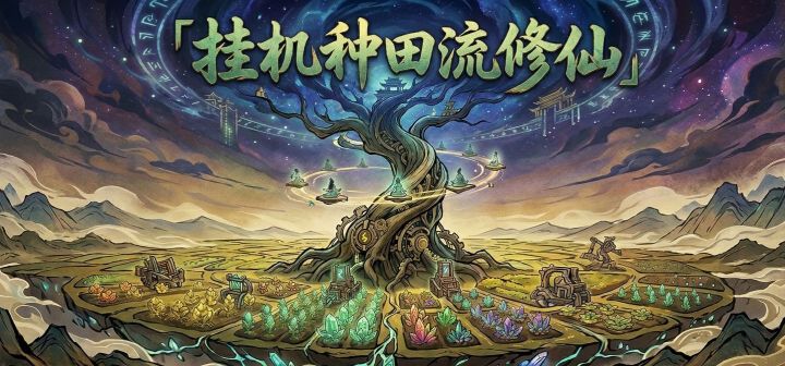 挂机种田流修仙 封面