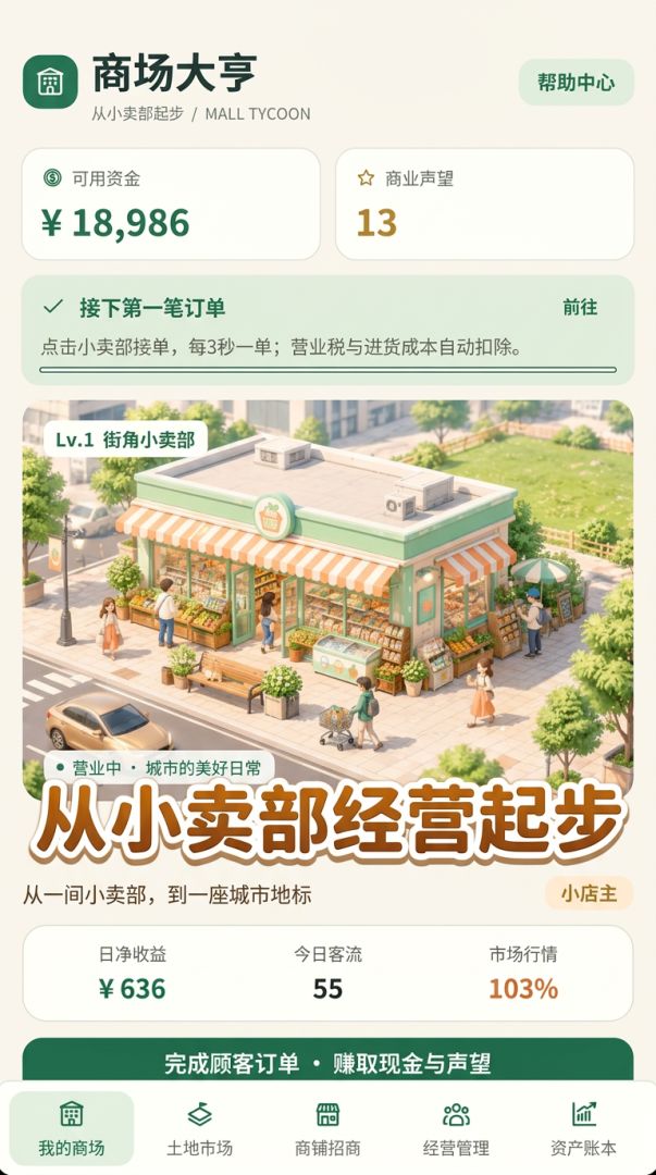 商场大亨:从小卖部起步游戏截图
