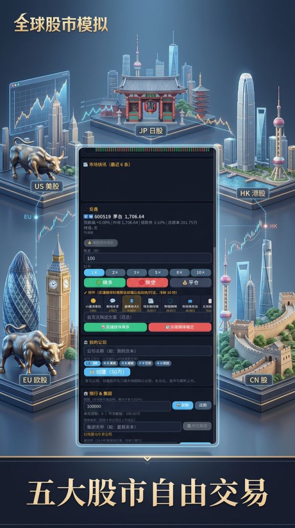 全球股市模拟游戏截图