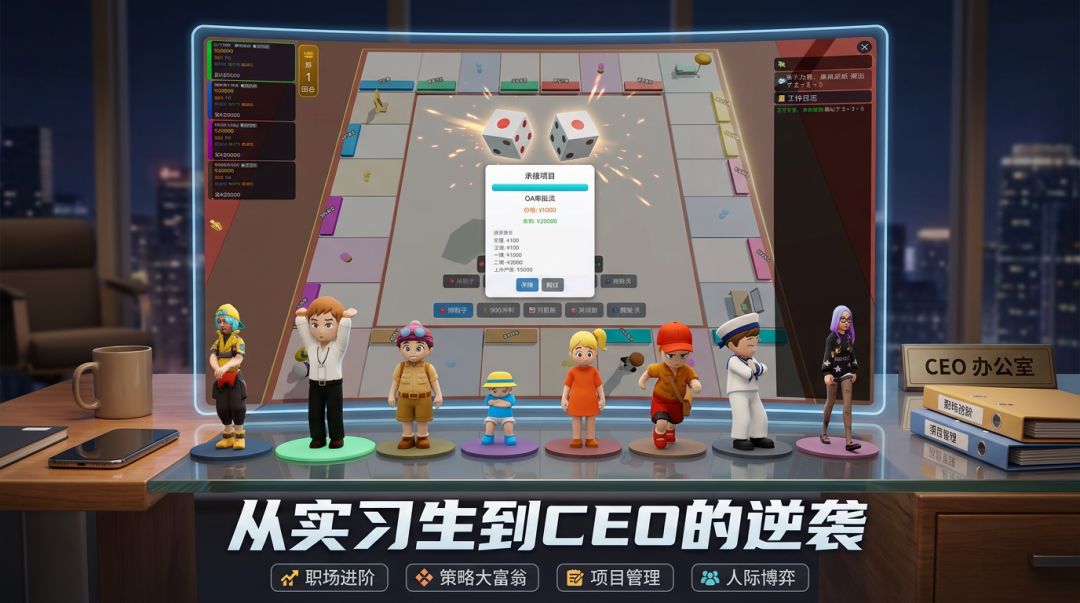 职场大富翁游戏截图