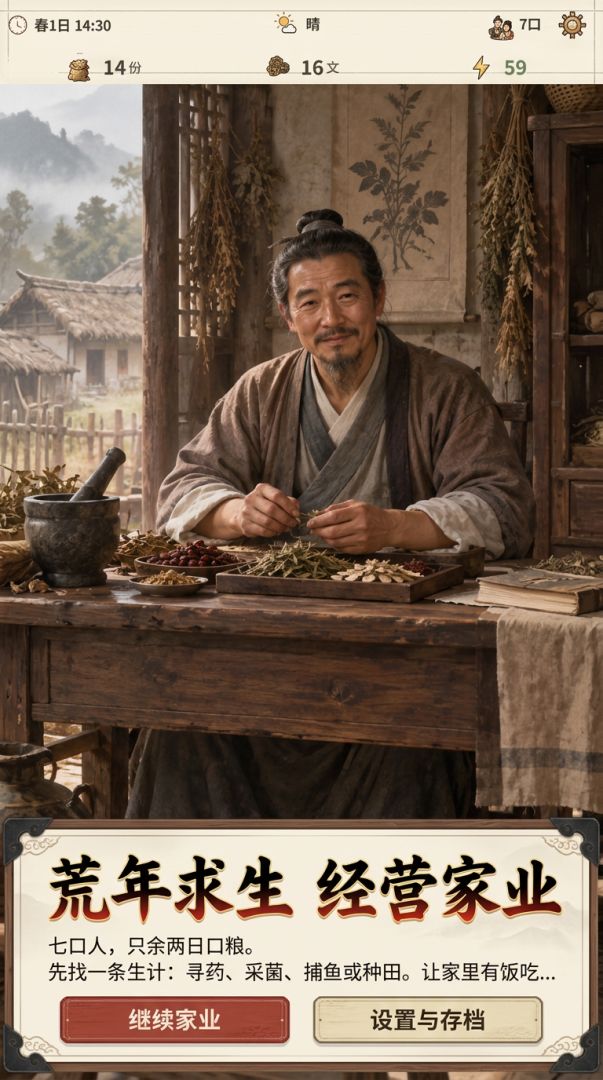 穿越荒年:弟妹个个有出息游戏截图