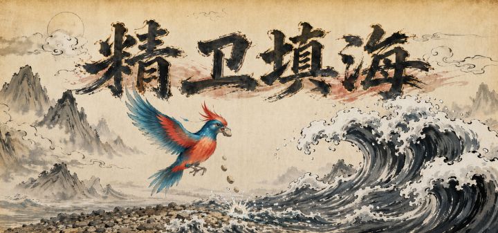 精卫填海 封面