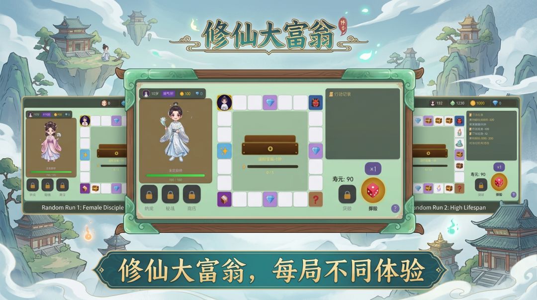 修仙大富翁游戏截图