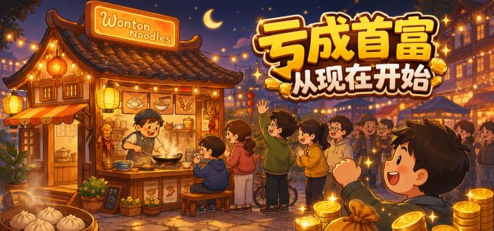 亏成首富从现在开始 封面