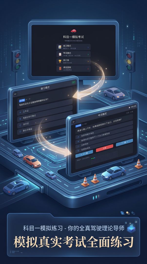 科目一模拟练习游戏截图