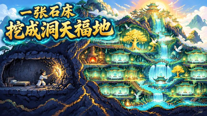 一张石床挖成洞天福地 封面