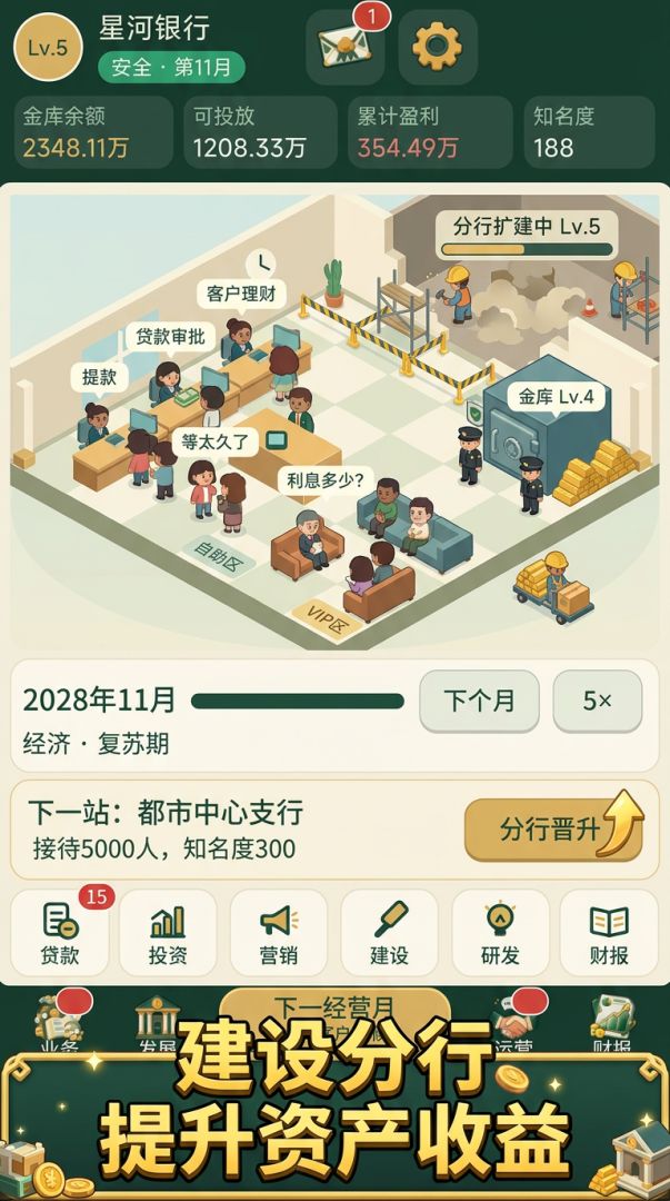 银行大亨:金融帝国游戏截图