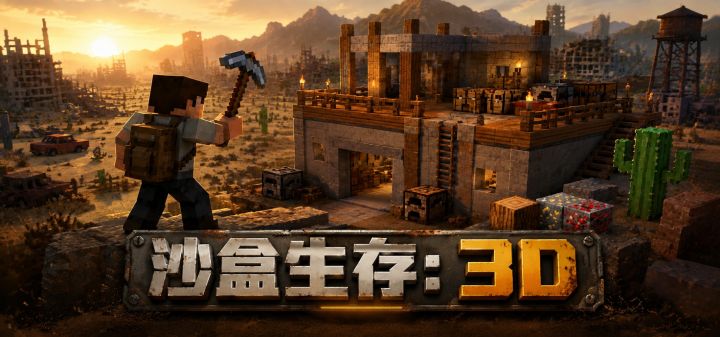 沙盒生存：3D 封面
