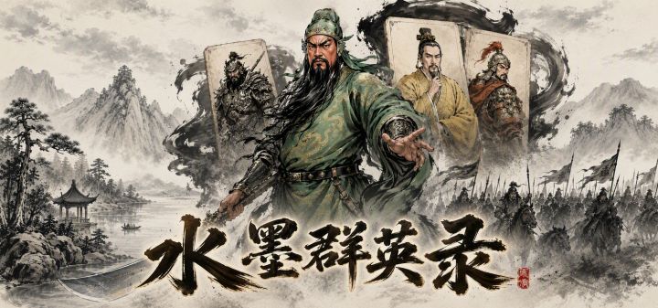 水墨群英录 封面