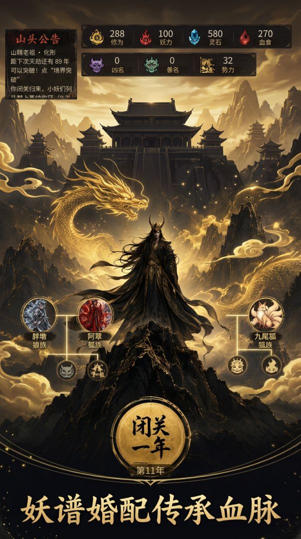 妖怪山头老祖模拟器游戏截图